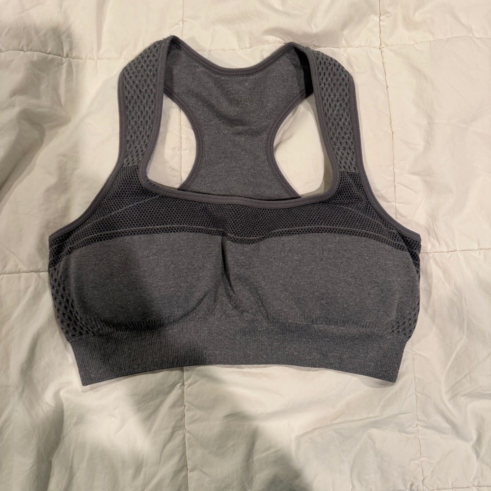 Jockey Grey Racerback Sports Bra